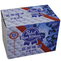 500ml×12罐蓝带北美淡爽啤酒