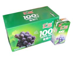 100％汇源葡萄汁1L×12盒