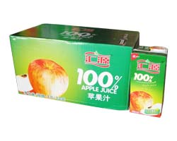 100％汇源苹果汁1L×12盒